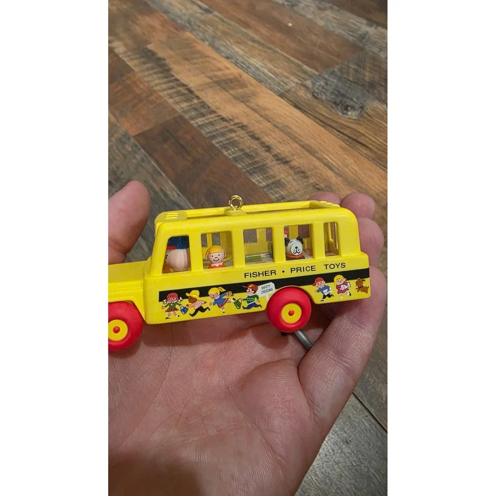 Hallmark Keepsake 2009 Fisher Price School Bus Christmas Ornament QXI1222